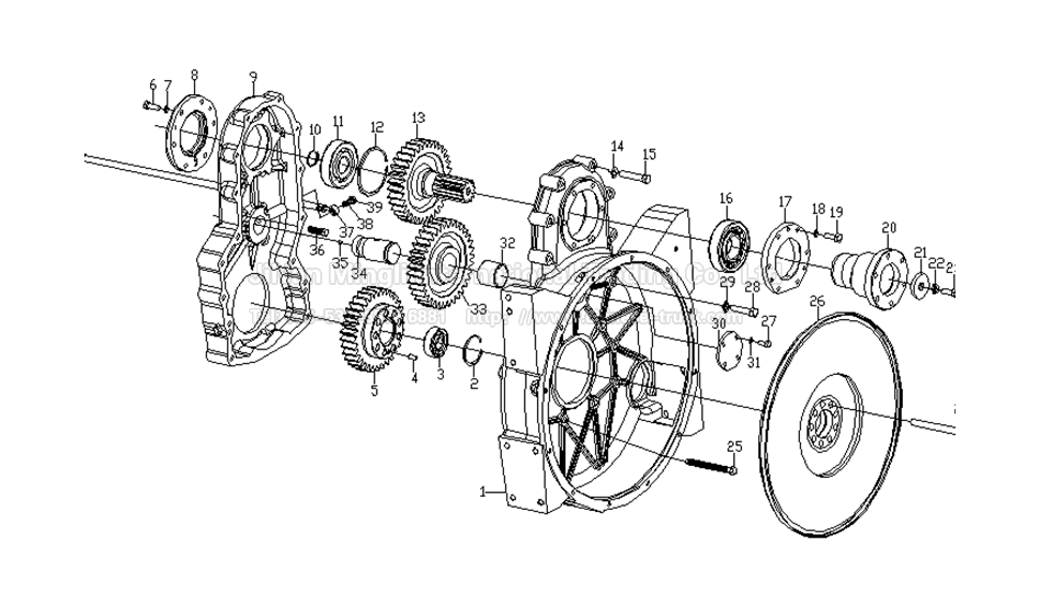 Engine Rear Power Take-off Subgroup
