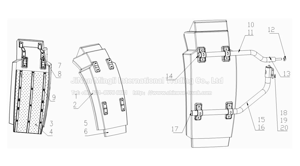 Rear Wing For Long CAB